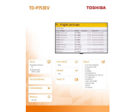 Toshiba 75" TD-P753EV Czarny - 1385449 - zdjęcie 2